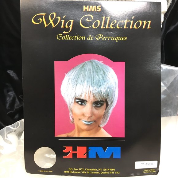 Sparkle Glitter White Wig Pixie Fairy Angel  by HMS – NOS NWT - Picture 1 of 11